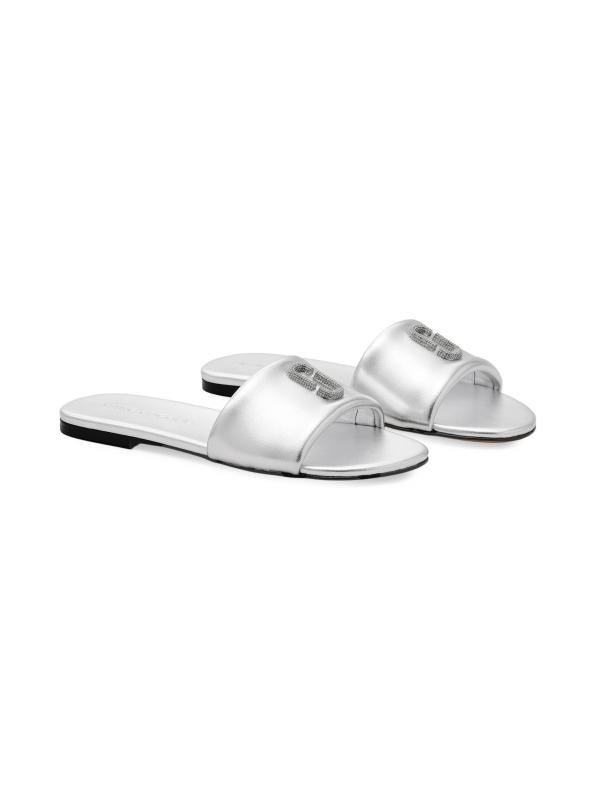 #2: شرائح ذا سناب شوت المزينة بالكريستال - فضة