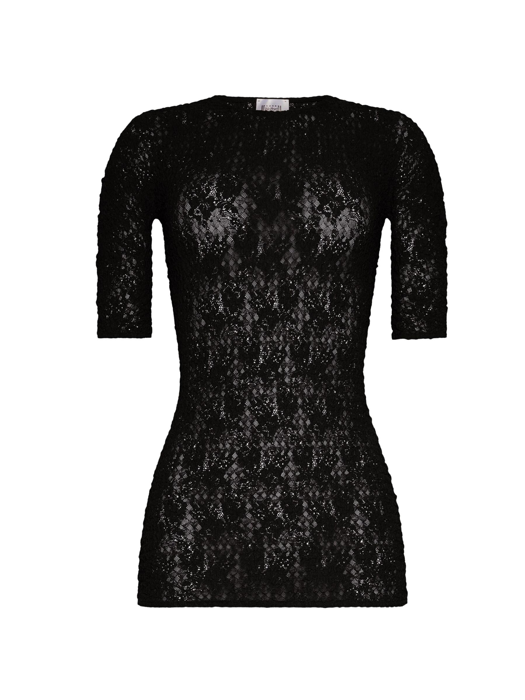 MARS花柄レース付きトップス Wolford - 花柄レース半袖トップス をオンライン購入 | Saks