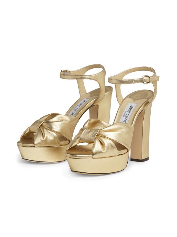 Jimmy Choo - Core Heloise 120MM メタリックレザー