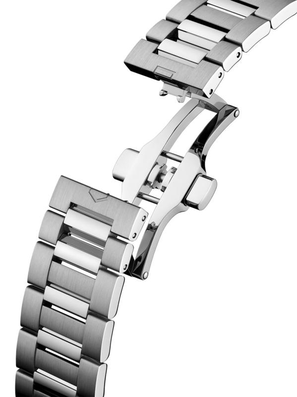 #5: ساعة كاريرا بسوار من الفولاذ المقاوم للصدأ/41 مم - فولاذ مقاوم للصدأ