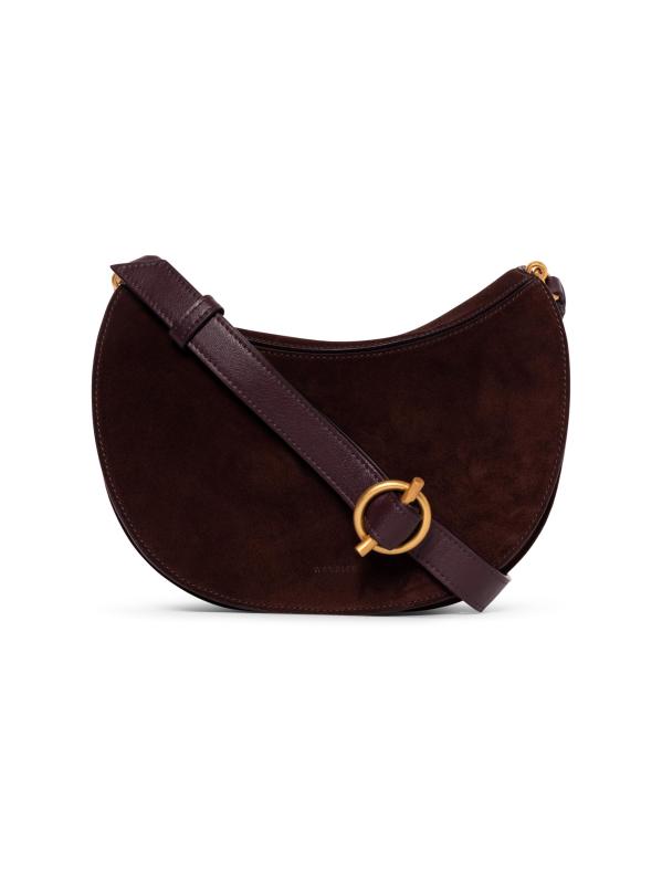Kate Suede Crossbody Bag