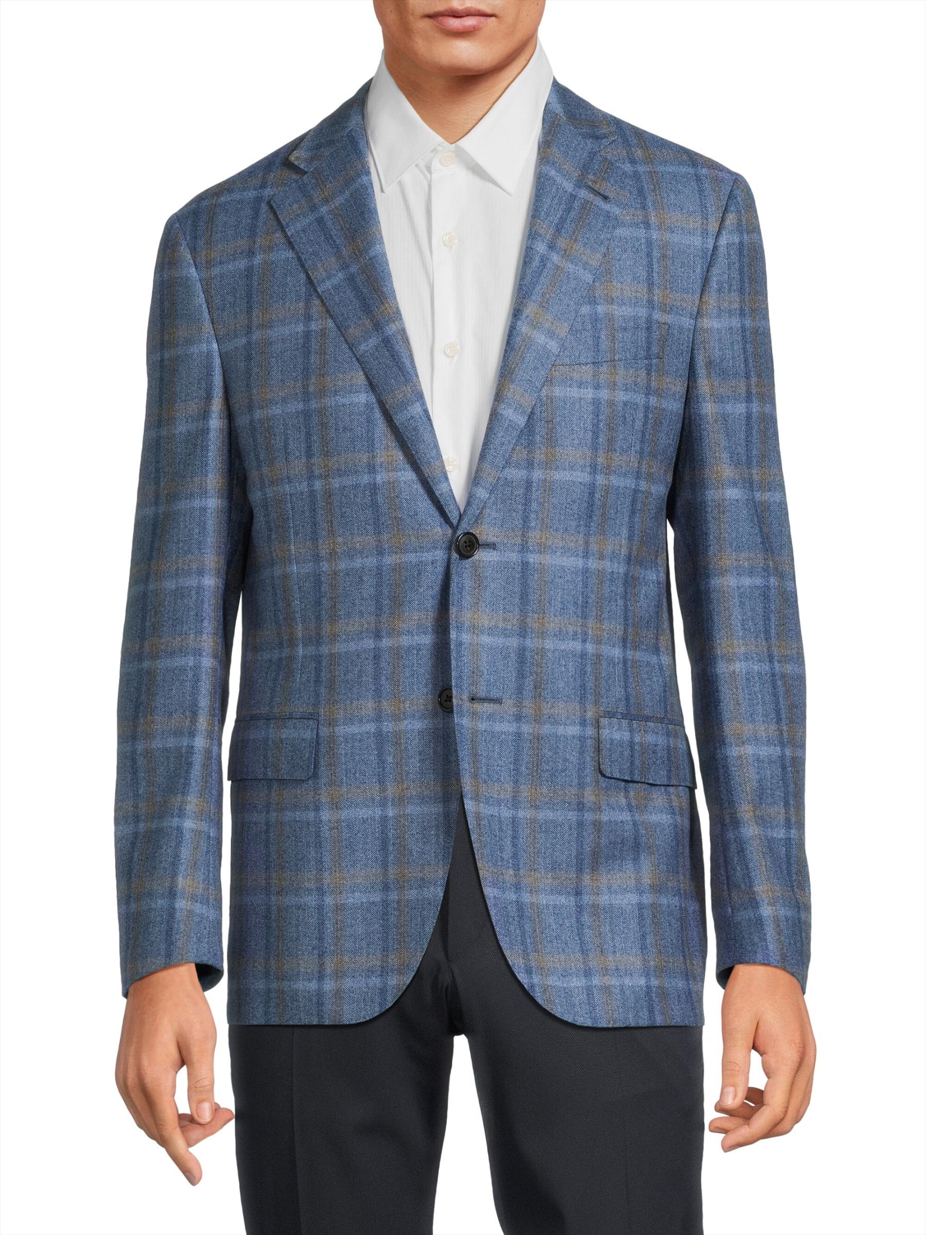 Corneliani - アカデミー・チェック・ウール・ジャケット を