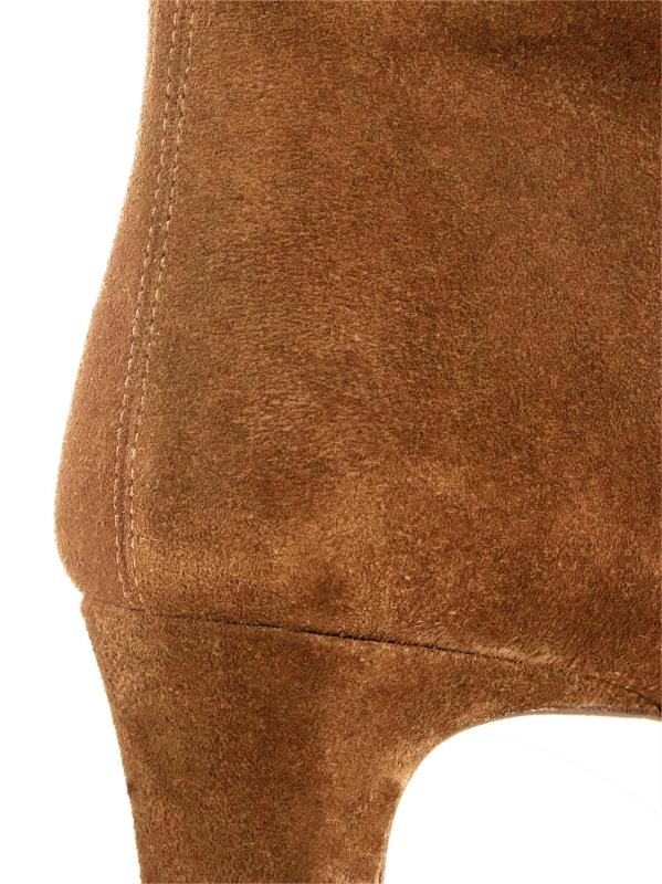 #5: أحذية والي من الجلد المدبوغ تصل إلى الركبة - أسمر