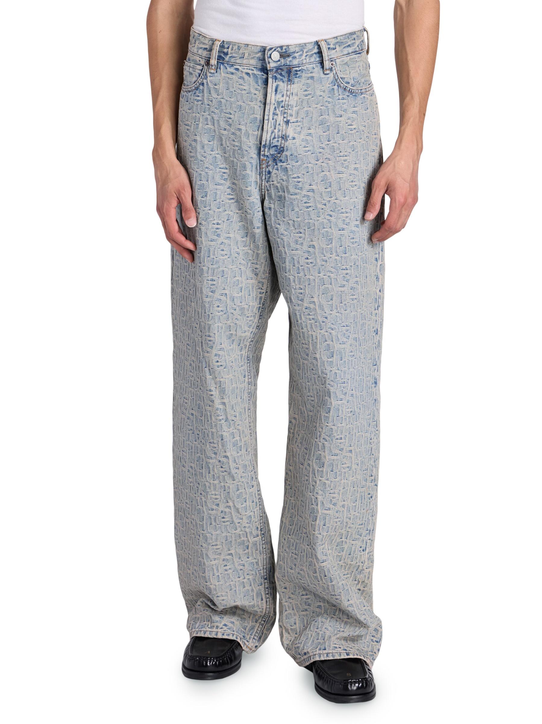 送料関税込み Acne Studios ルーズフィットジーンズ - 1981 Acne Studios - ルーズフィットジーンズ - 1981 - ダークブルー