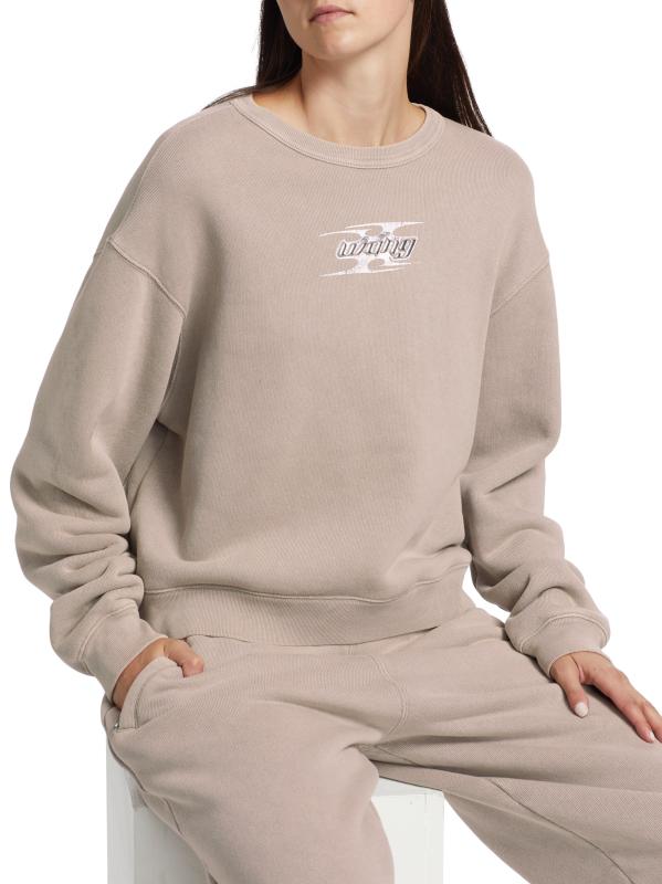 【BAON】[unisex] Deroutin Print Pigment Over Sweatshirt on-cue-apparel-starry-night-