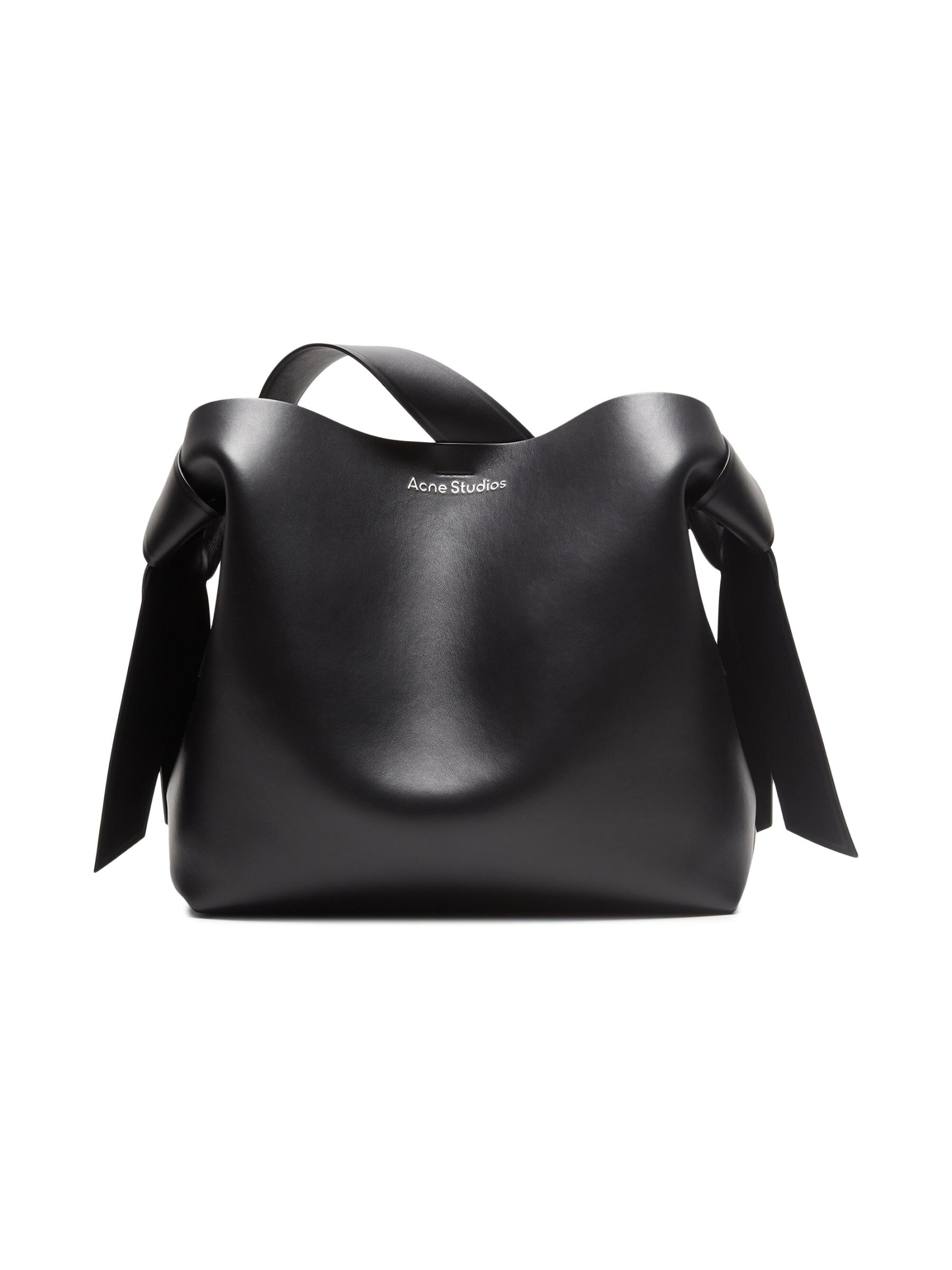 ＊送料・関税込み＊ アクネストゥディオス ムスビレザーミディ Acne Studios - Musubi ミディショルダーバッグ - ブラック