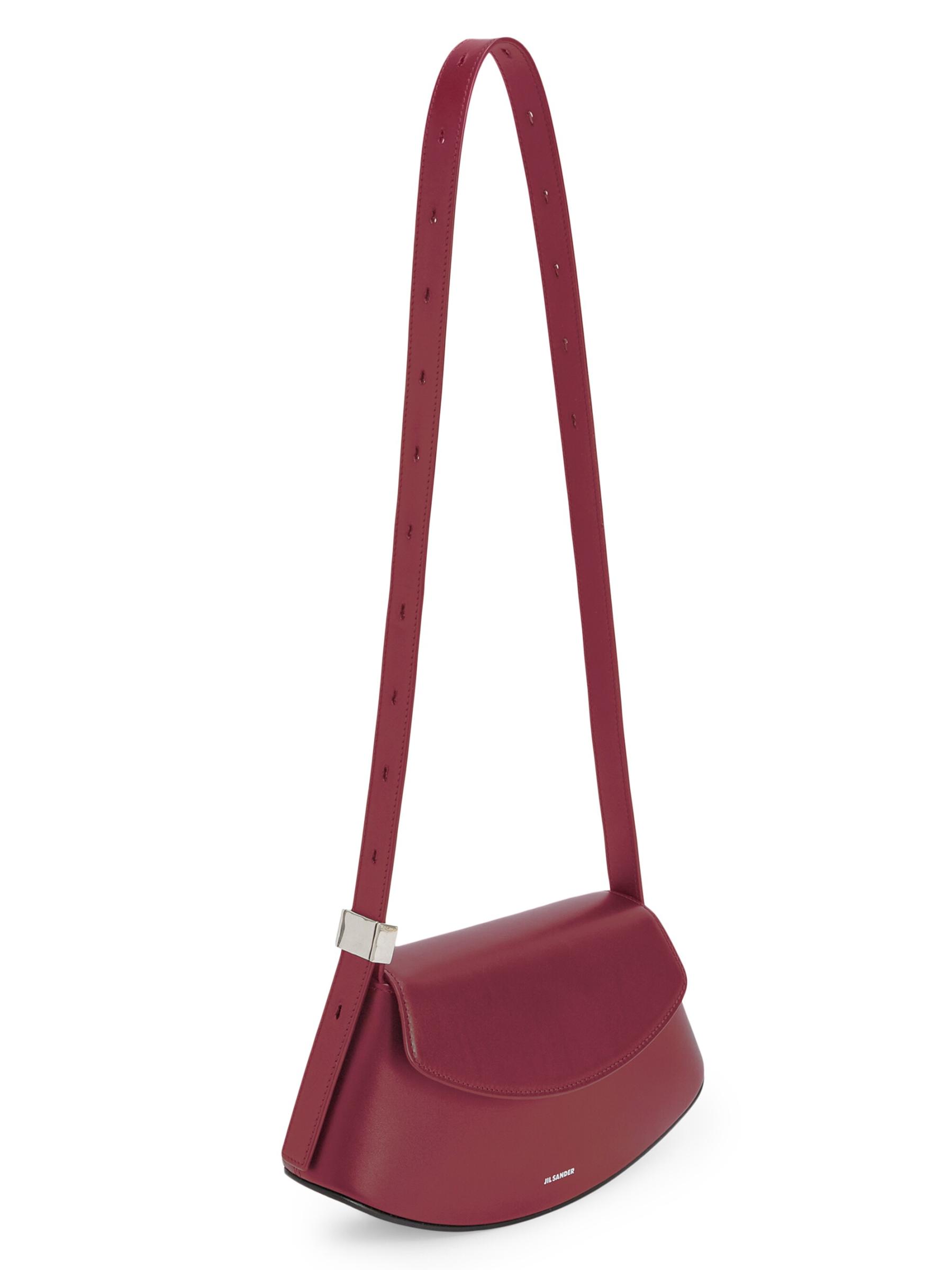 【関税＆送料込み】Jil Sander Eldorado Leather Shoulder Bag Eldorado Medium leather shoulder bag in black - Jil Sander