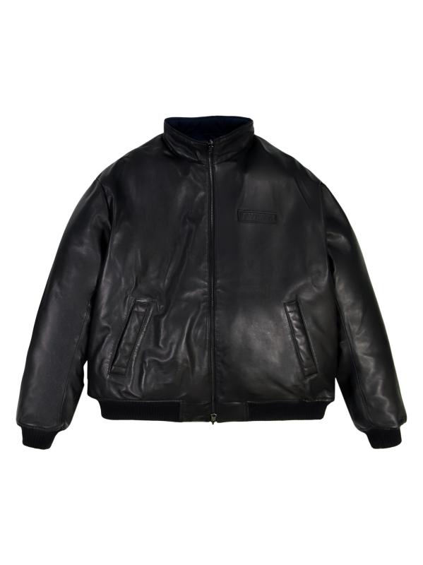 Leather Track Jacket