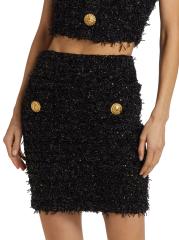 BALMAIN ミットライスホタンミニスカト 【関税込】 消費税関税送料込み』BALMAIN ミニスカート