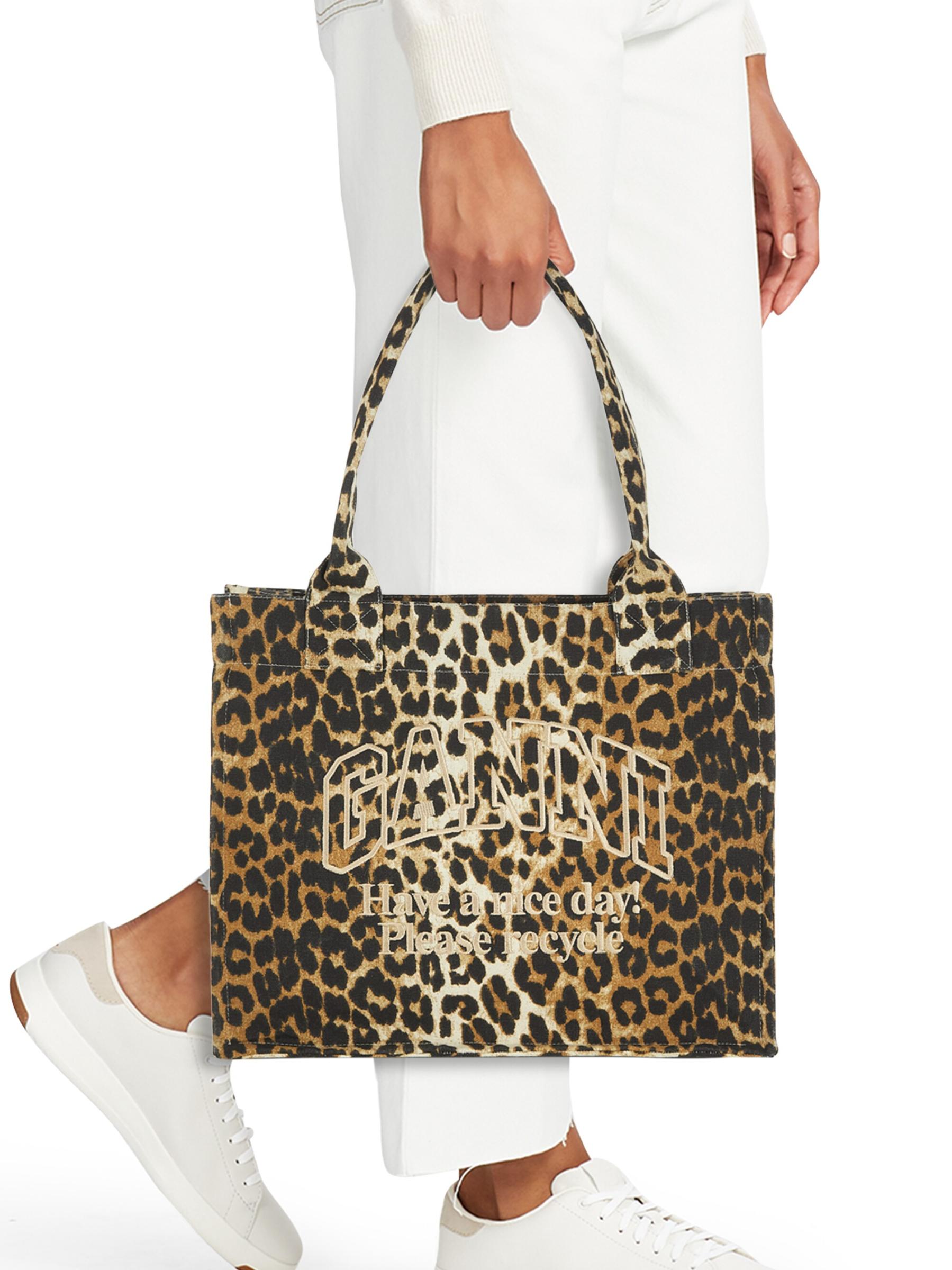 トートバッグ Ganni Borsa Shopping Grande In Cotone Shop GANNI - Large Easy Shopper Cotton Tote | Saks Fifth