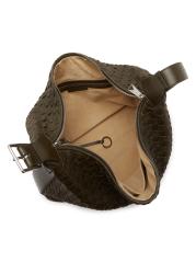 ボッテガヴェネタ トラベラー ディアスキン ホーボーバッグ Bottega Veneta - ミディアム トラベラー イントレチャート