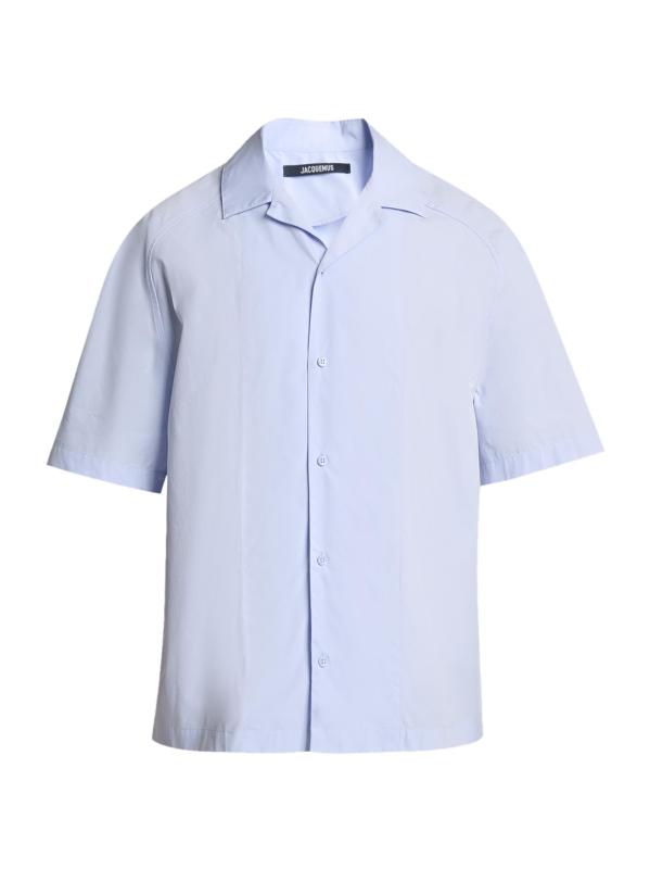 Fonccio Cotton Poplin Camp Shirt