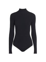 Alaïa - モックタートルネックリブニットボディスーツ を