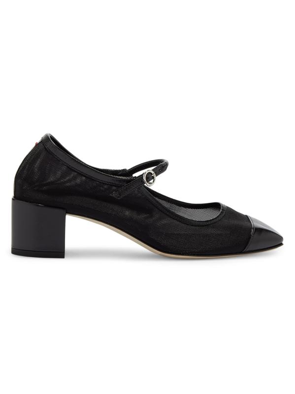 حذاء ماري جين بمقدمة مربعة من ألين ميش