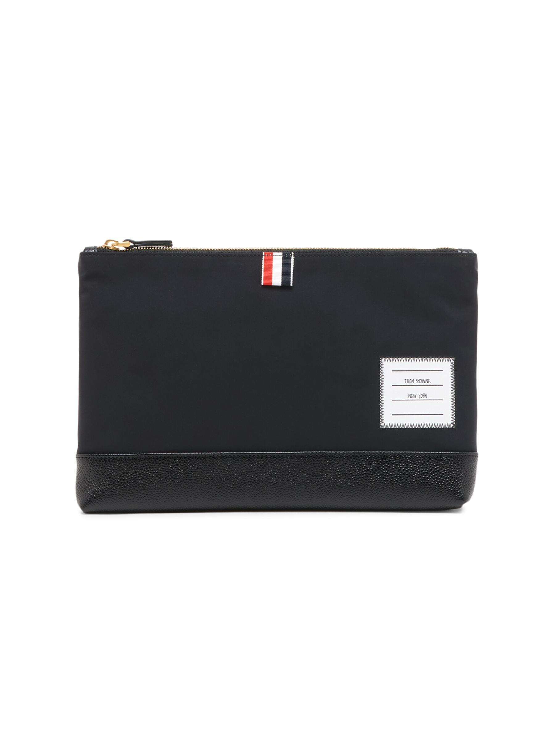 THOM BROWN ポーチ Shop Thom Browne - Large Twill Zip Pouch | Saks Fifth Avenue