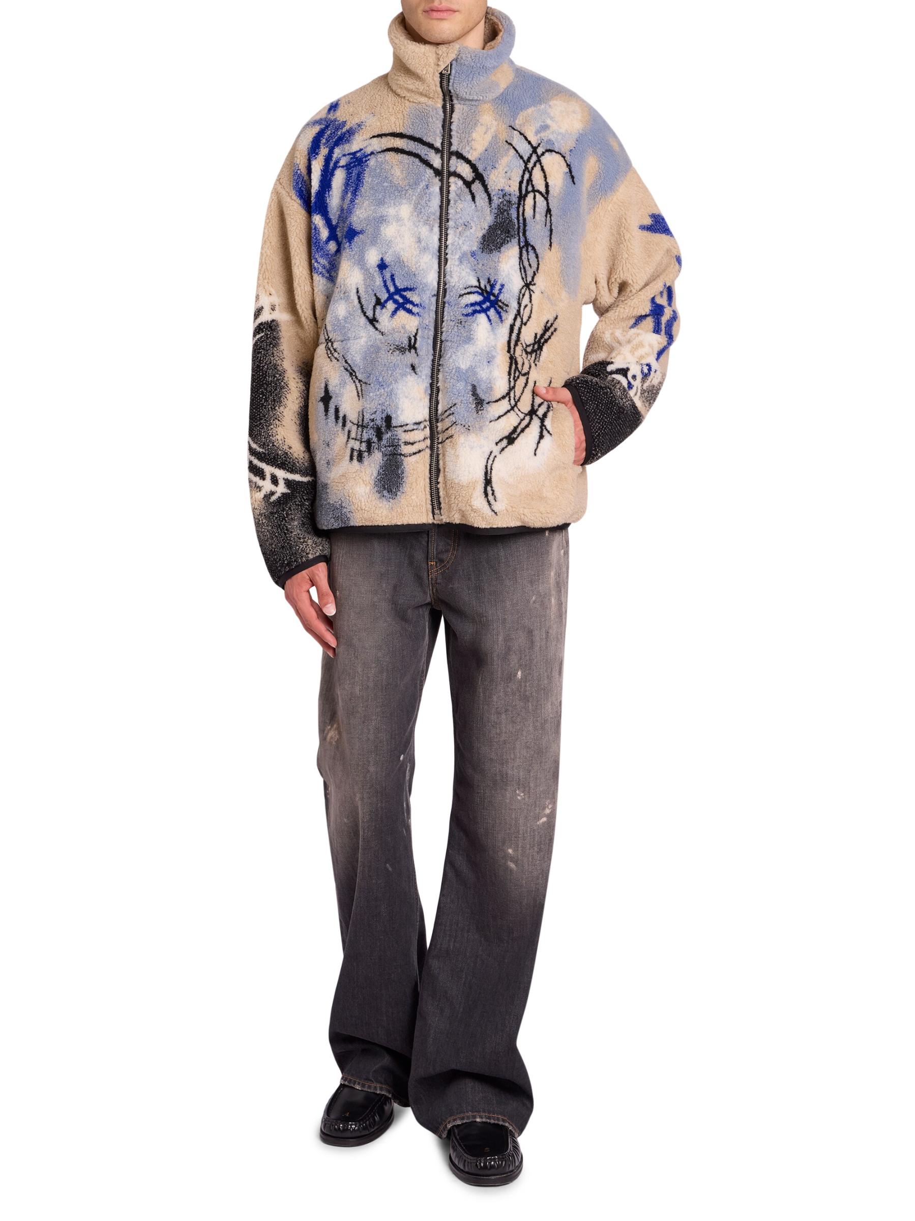 【Acne Studios】ベージュ Teddy ジャカード ジャケット Acne Studios - テディジャカードジャケット - ベージュ
