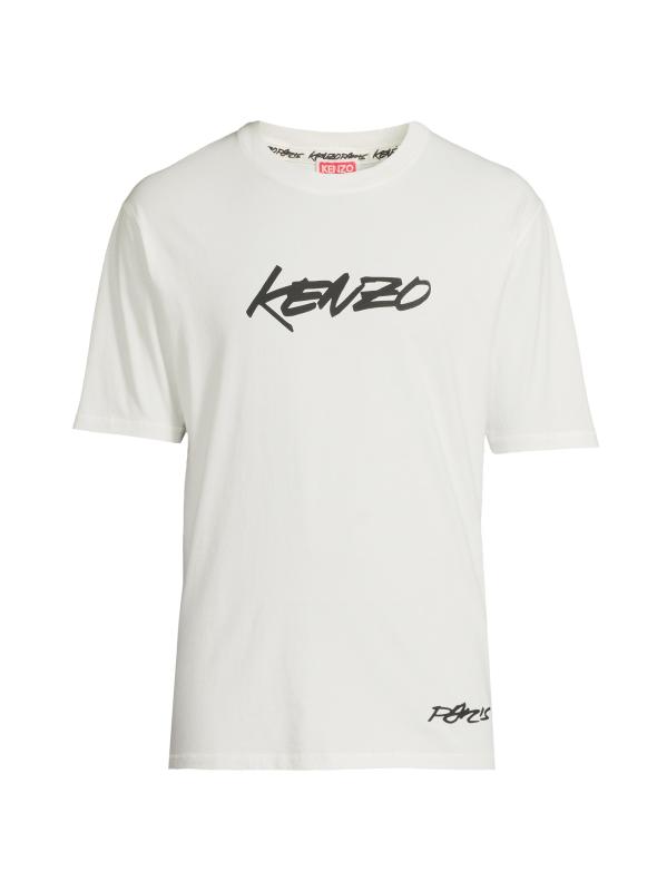 Shop KENZO - Futura Logo Crewneck T-Shirt | Saks Fifth