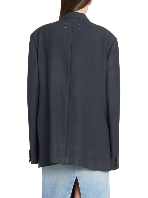 Shop Maison Margiela - Mohair-Wool Blazer | Saks Fifth