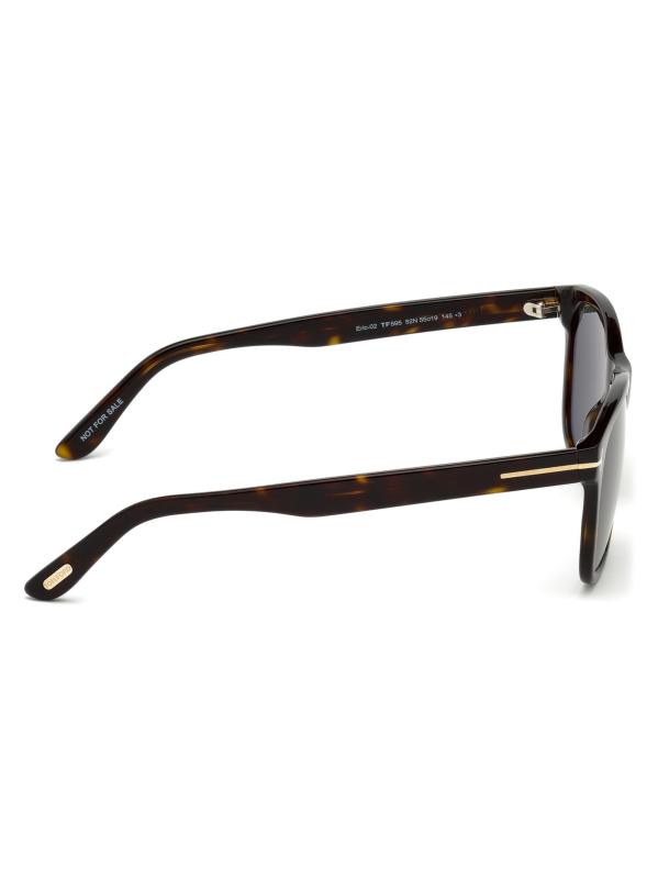 #7: نظارات شمسية إيريك 55 ملم بتصميم هندسي - أخضر هافانا داكن