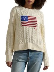 POLO JEANS CO.◆SWEATER FLAG/セーター/L/コットン/BLK 0400019521351_CREAM?wid=600&