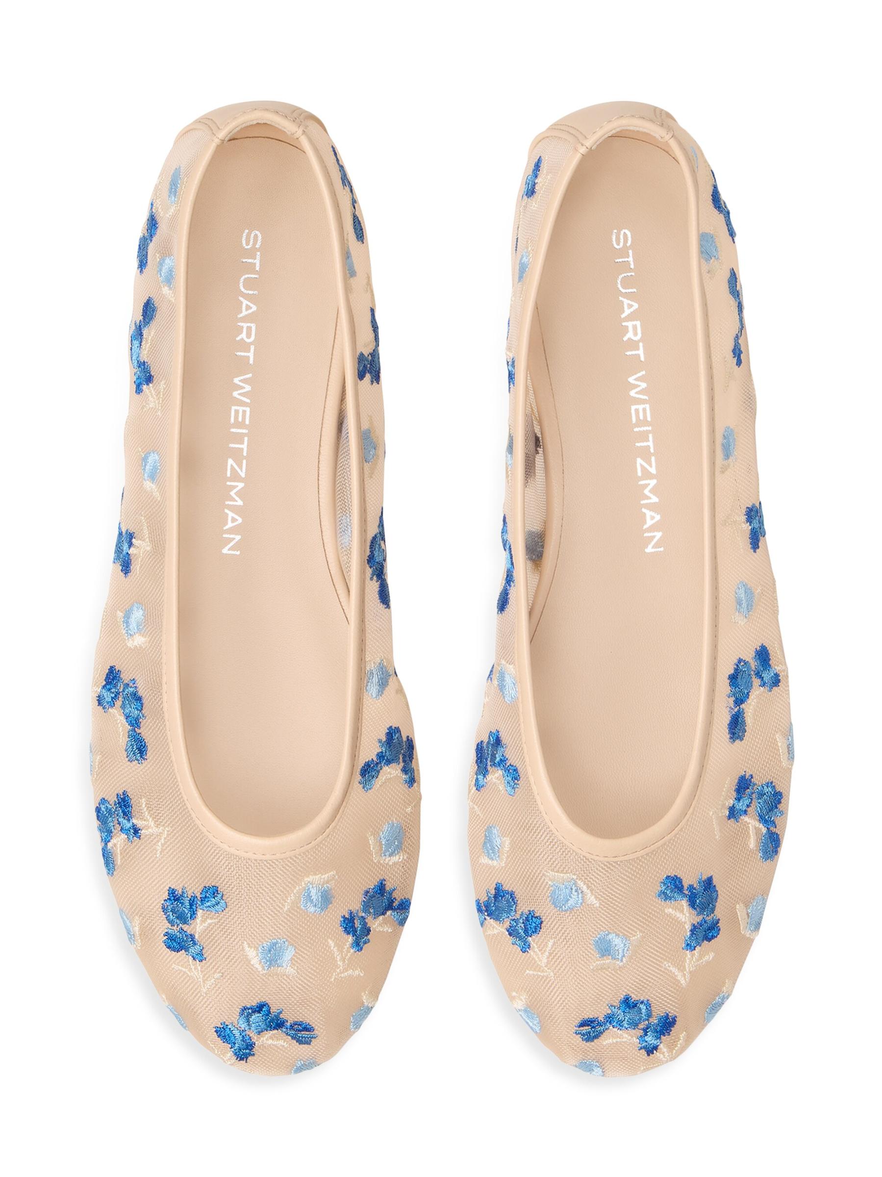 Shop Stuart Weitzman - Bareitall Floral Embroidered Mesh