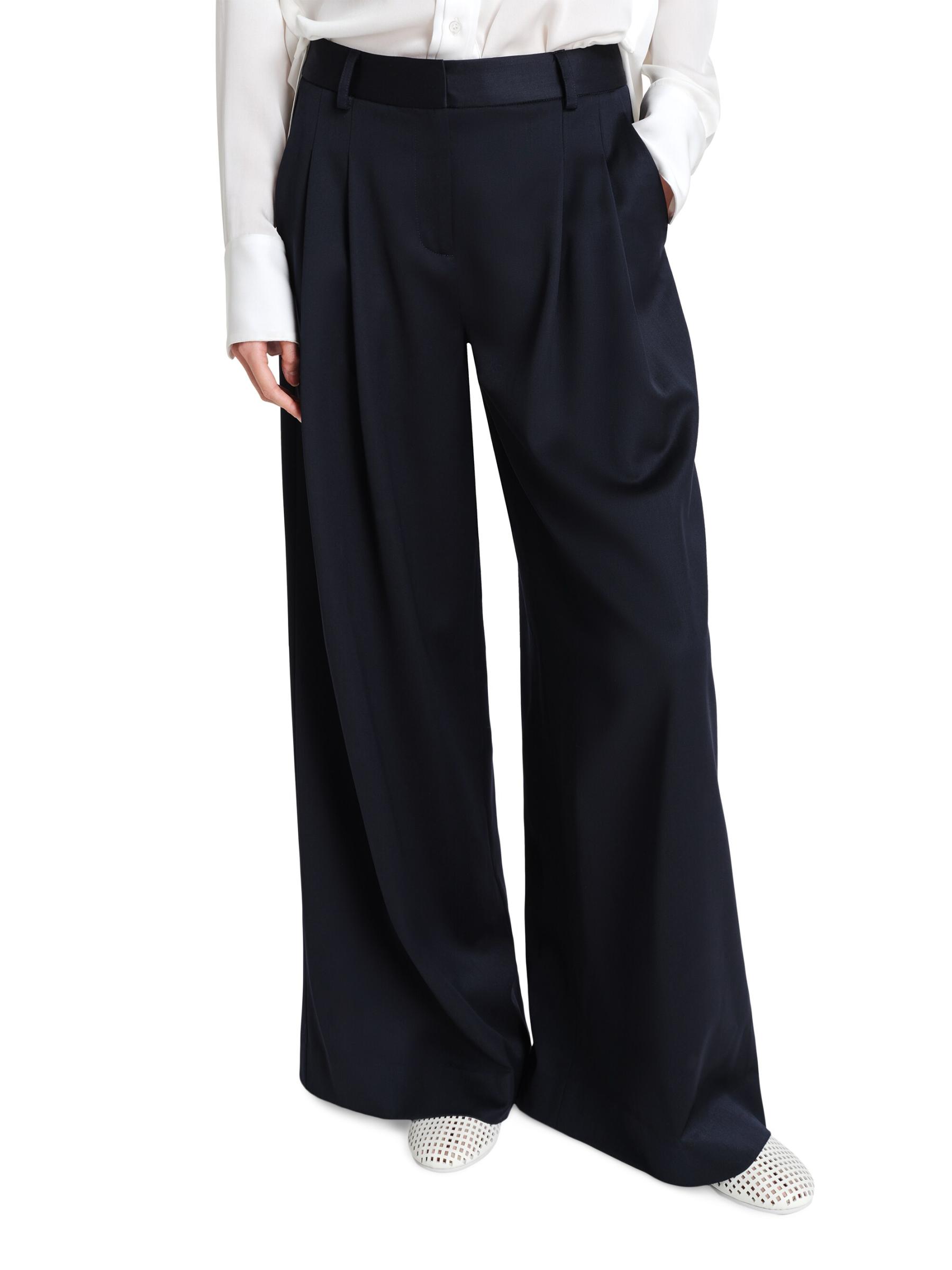 DT♪ 1RANGO パネル付きワイドレッグパンツ 関税込 ラスティックワイドレッグパンツ - ミディアムキャメル | ZARA