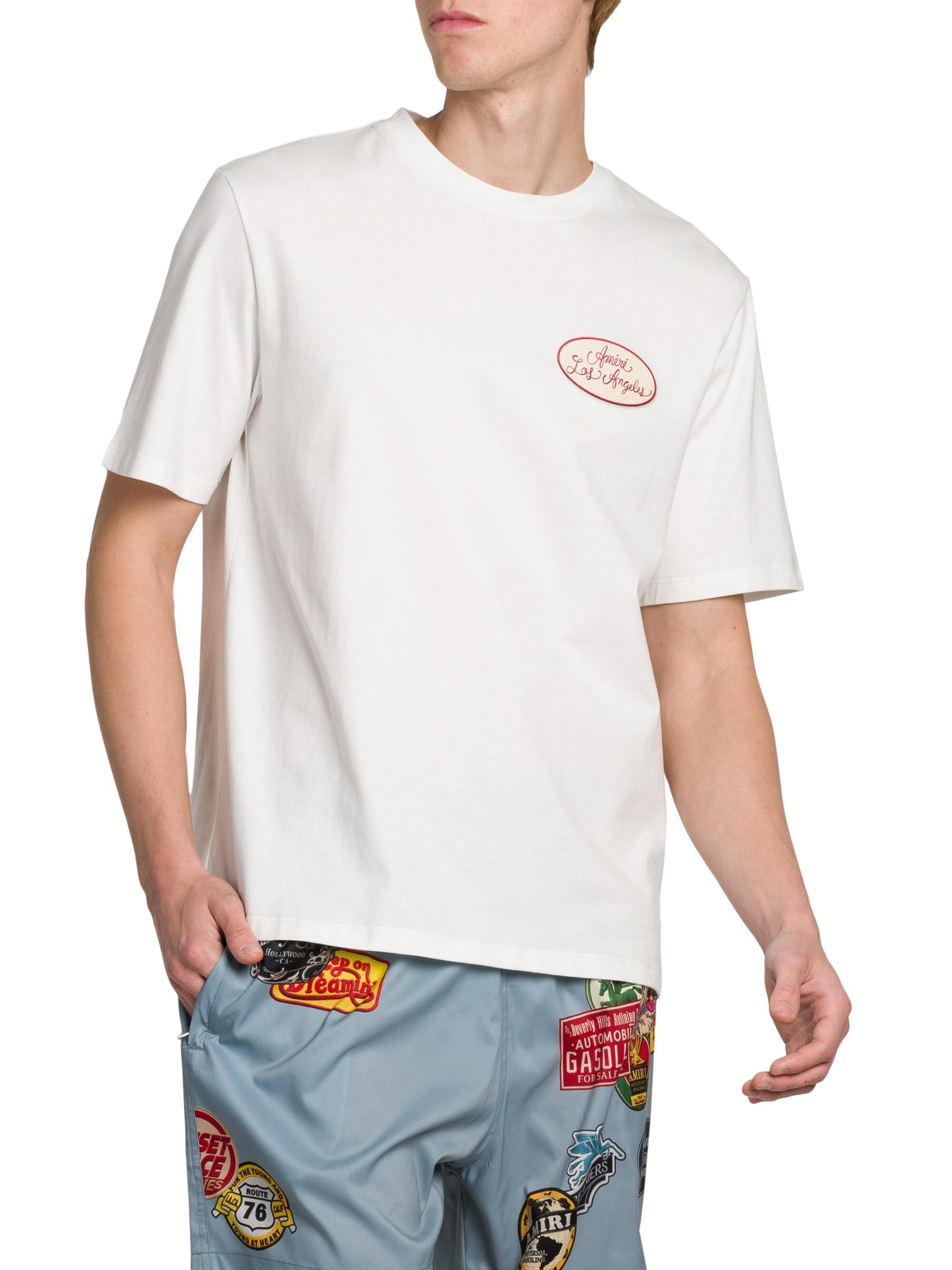 Amiri - ステーション・パッチ・コットン・クルーネックTシャツ