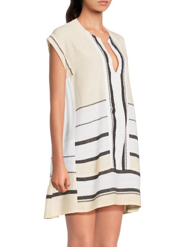 #3: فستان قصير بقفطان جاكار محبوك من إيلينا - كريم توموكا