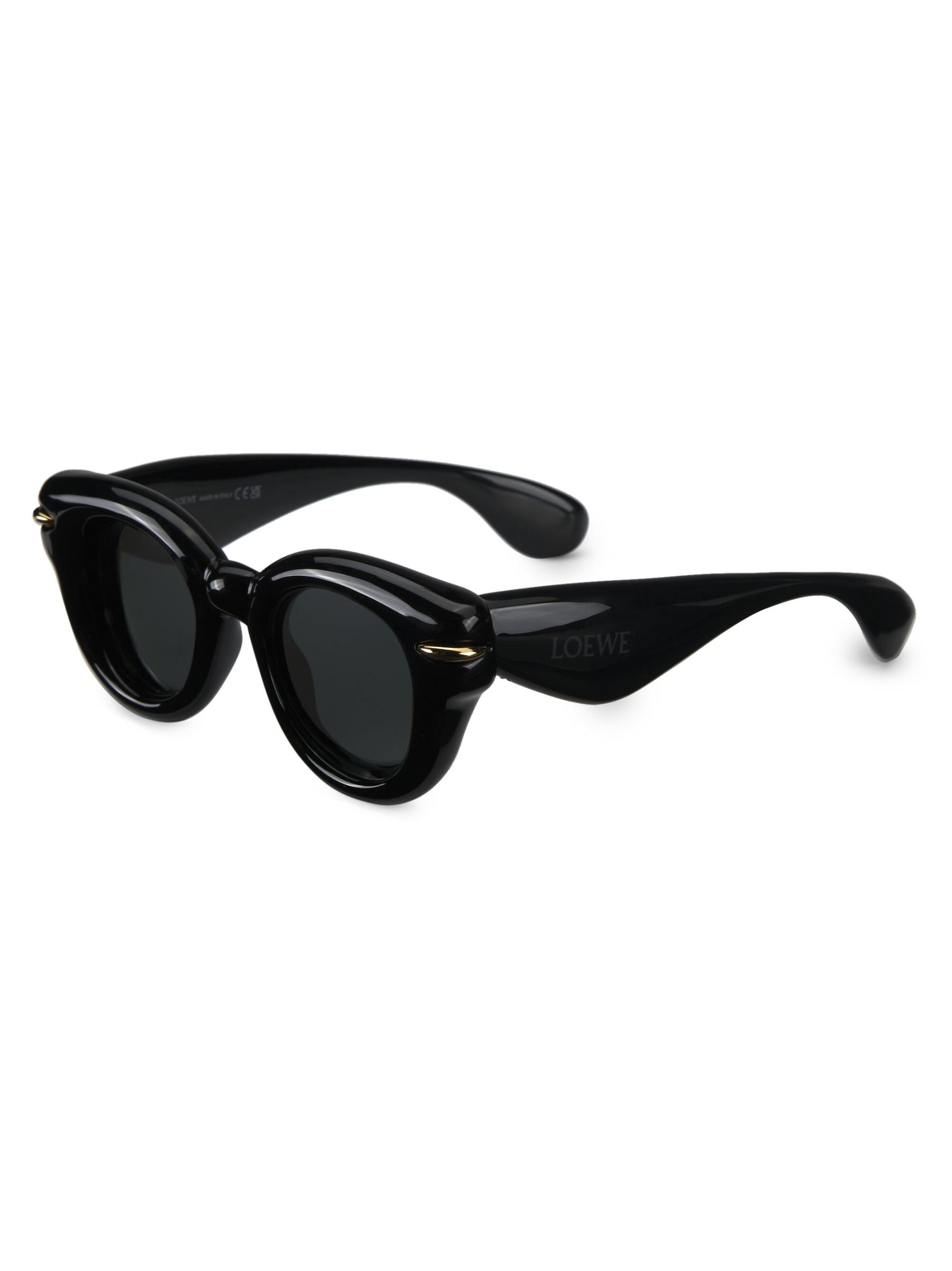 LOEWEサングラス　SLW520 Swan Slim sunglasses Grey - LOEWE