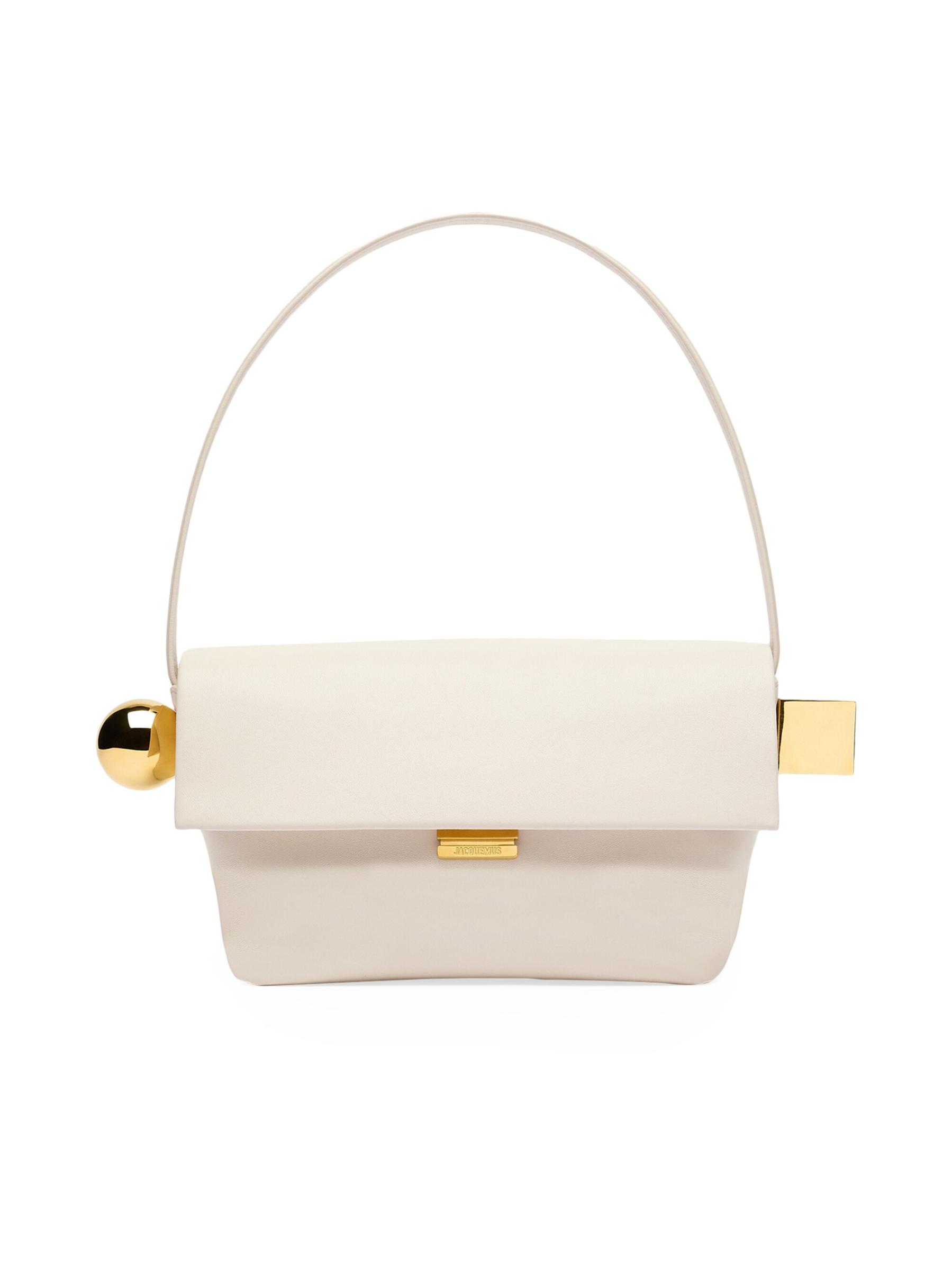 【JACQUEMUS】ロン カレ カーフヘア ショルダーバッグ Jacquemus - ル・ロン・カレ・レザー・ショルダーバッグ を