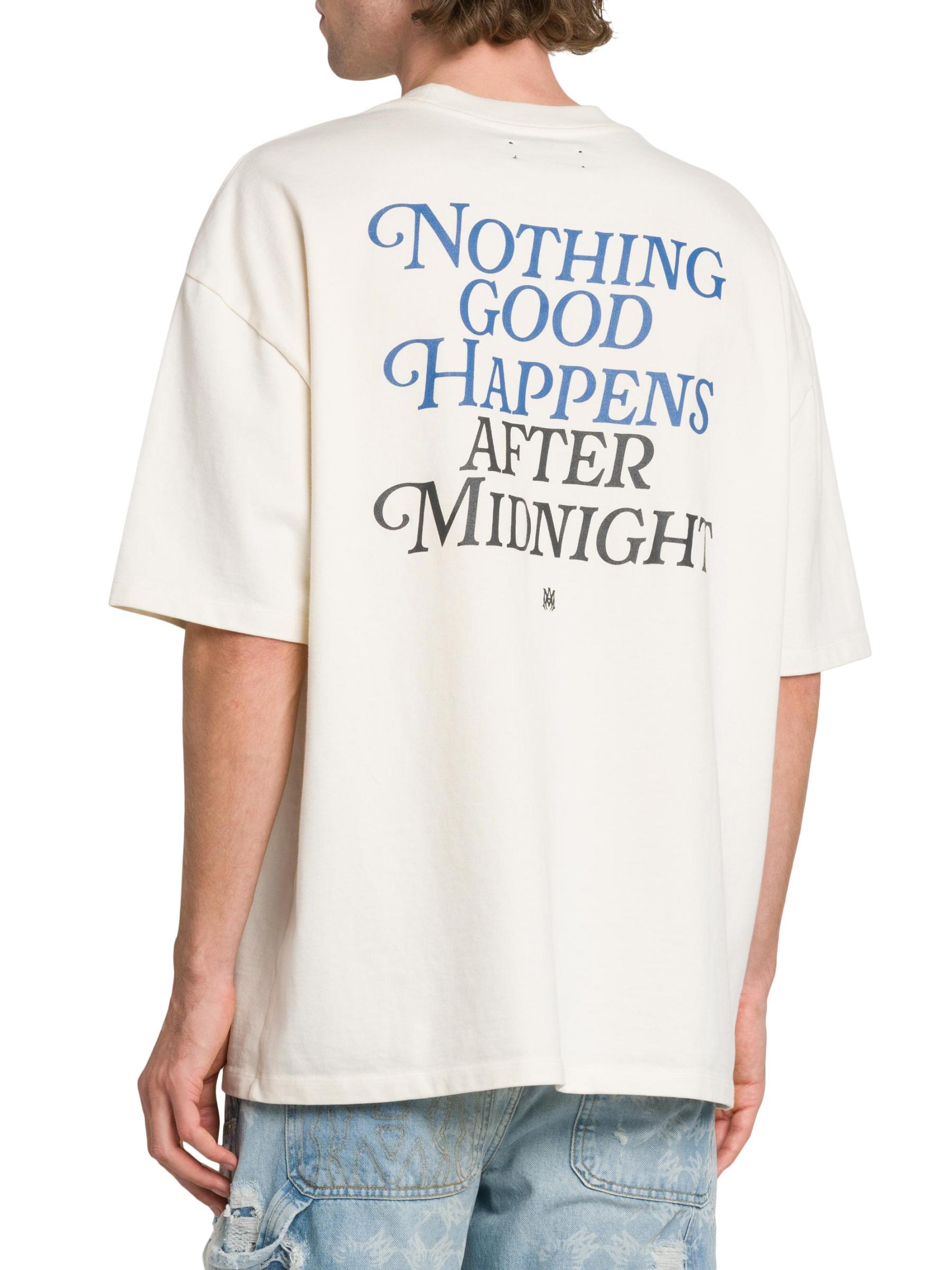 Amiri - アミリ・ナイト・コットン・オーバーサイズ・クルー