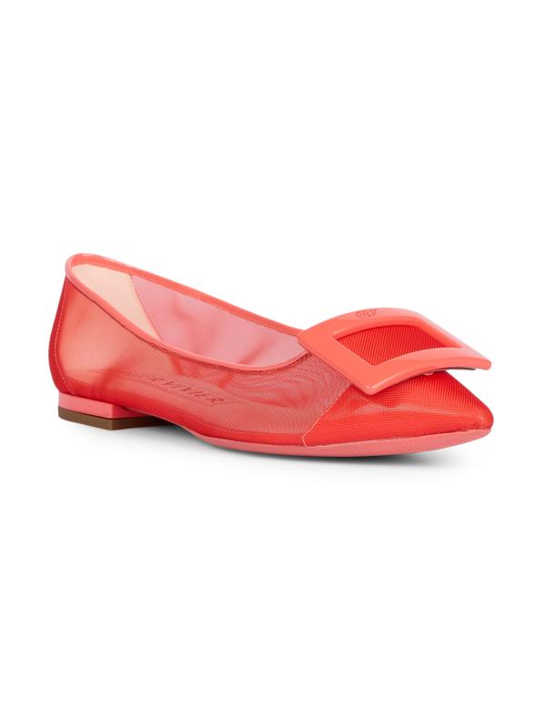 パンプス Roger Vivier Gommettine Ball 05 Gommettine Ballerinas in grosgrain Black Woman