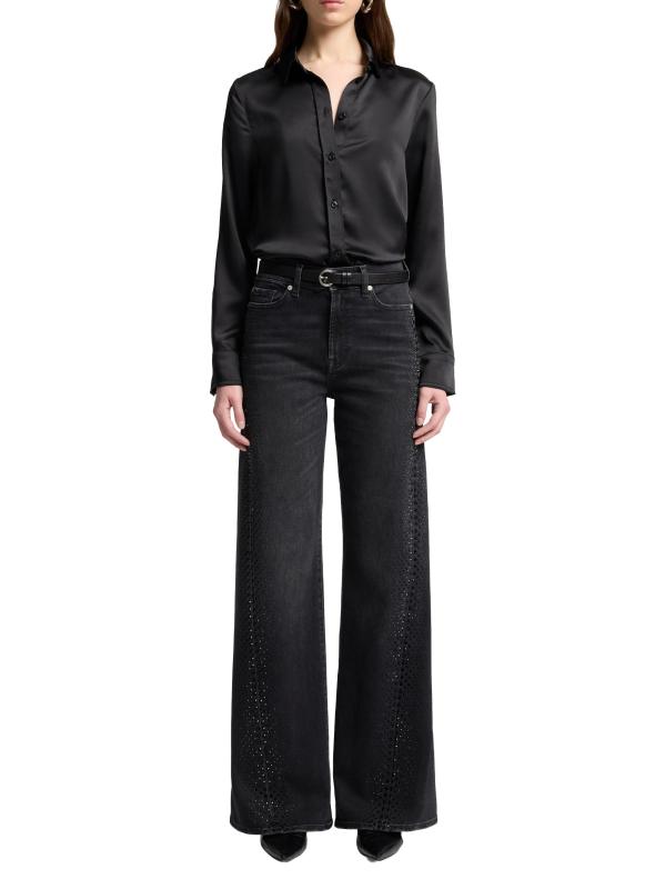 #6: بنطال جينز واسع الساق مزين بحجر الراين من تويستد لوتا - خلاصة القول