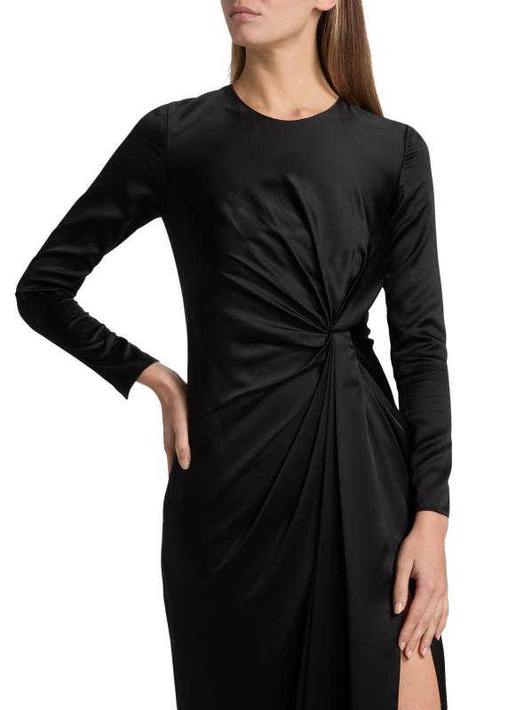 #5: فستان تشارميوز الحريري المزركش من سالومي - أسود