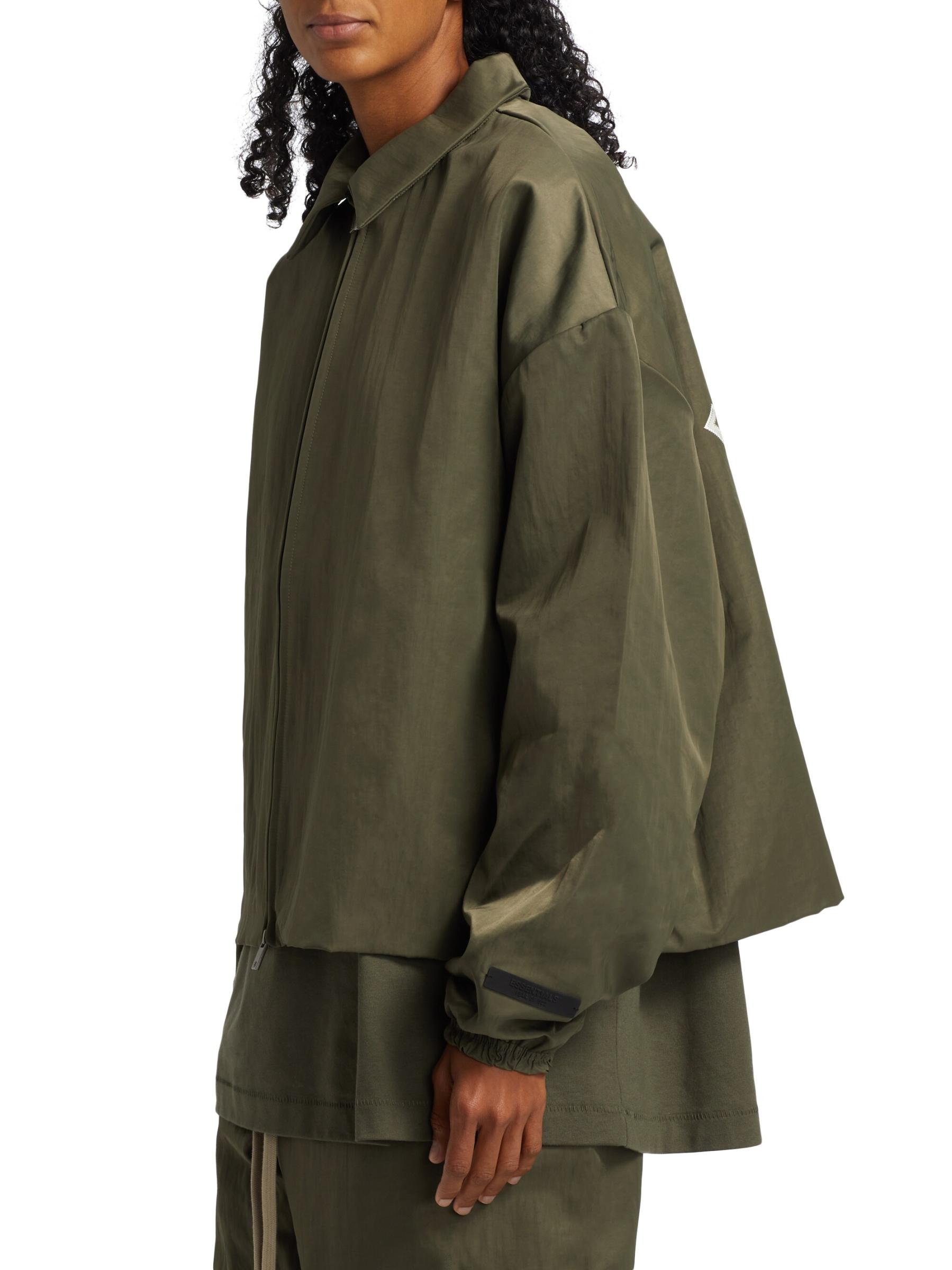 FOG ESSENTIALS ナイロントラッカージャケット L ミリタリー Fear of God Essentials - テクスチャード・ナイロン