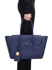 Salvatore Ferragamo ファー　トートバッグ　ブラック　レザー Salvatore Ferragamo (サルヴァトーレフェラガモ) 2WAY ロゴ