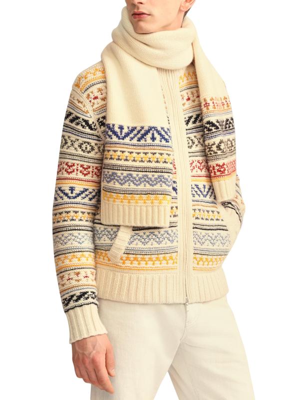 Shop Loro Piana Sciarpa Knitted Cashmere Scarf Saks Fifth