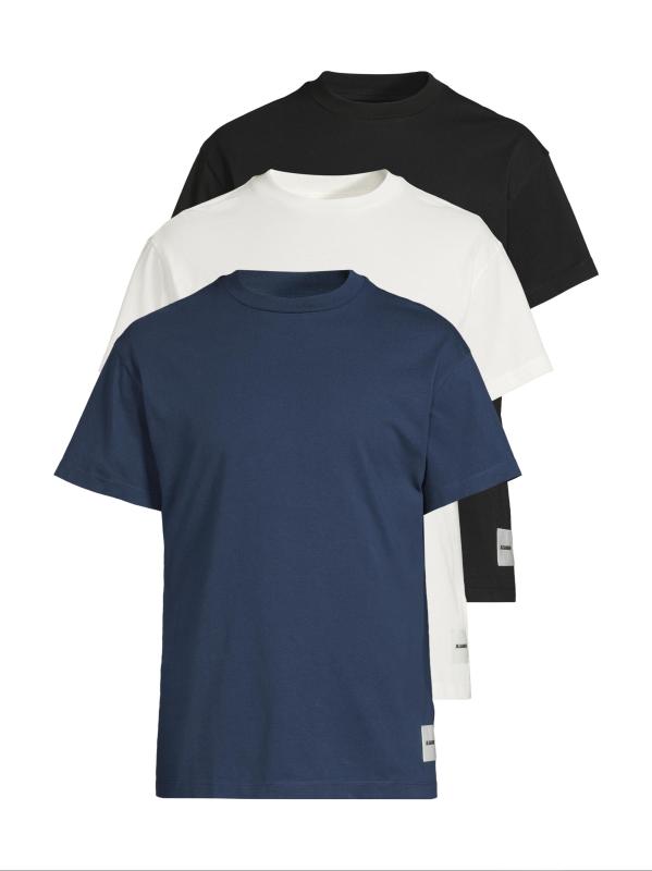 Cotton Crewneck T-Shirt 3-Pack