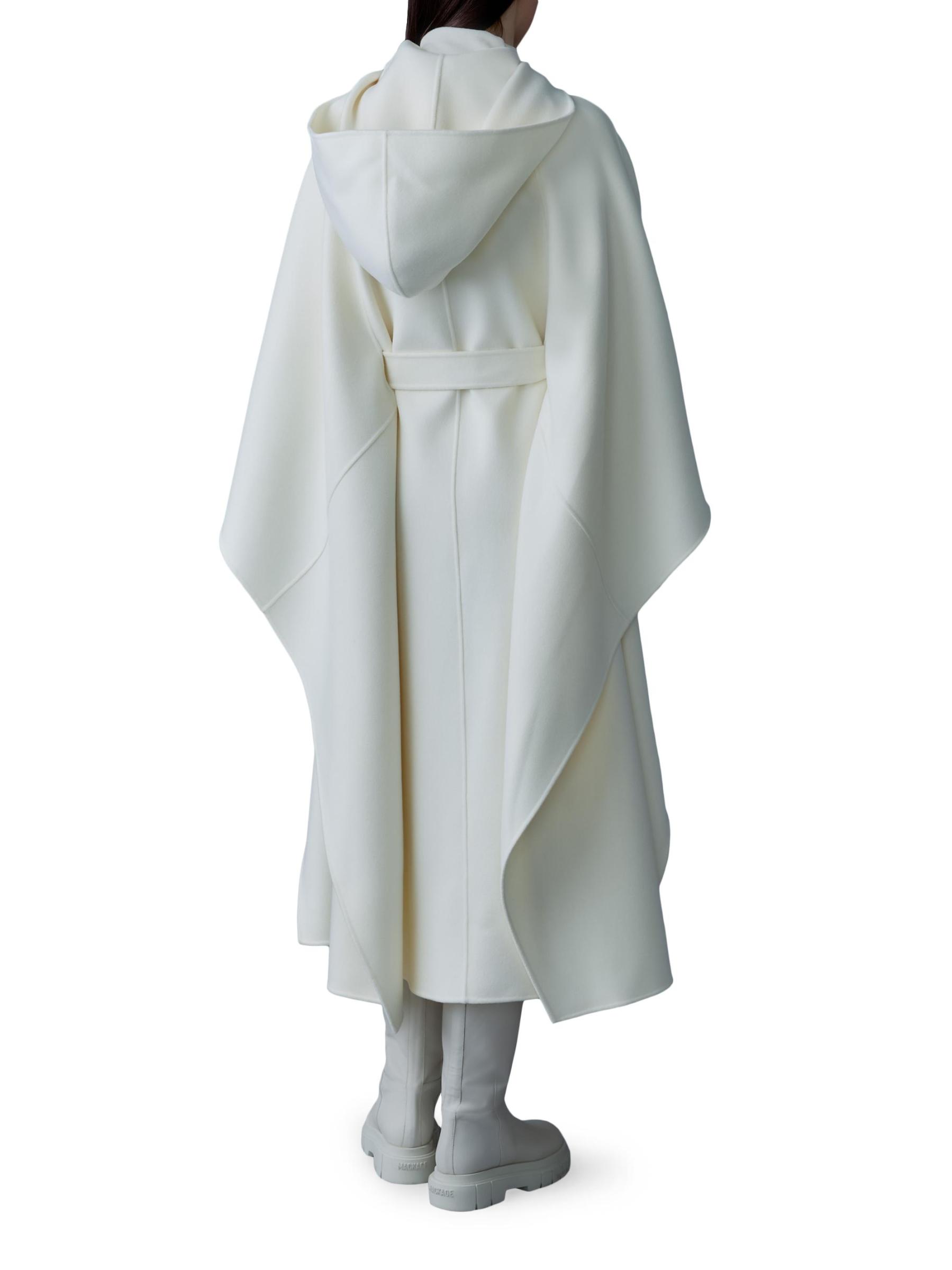 Shop Mackage - Kirstyn Double-Face Wool Cape Coat | Saks