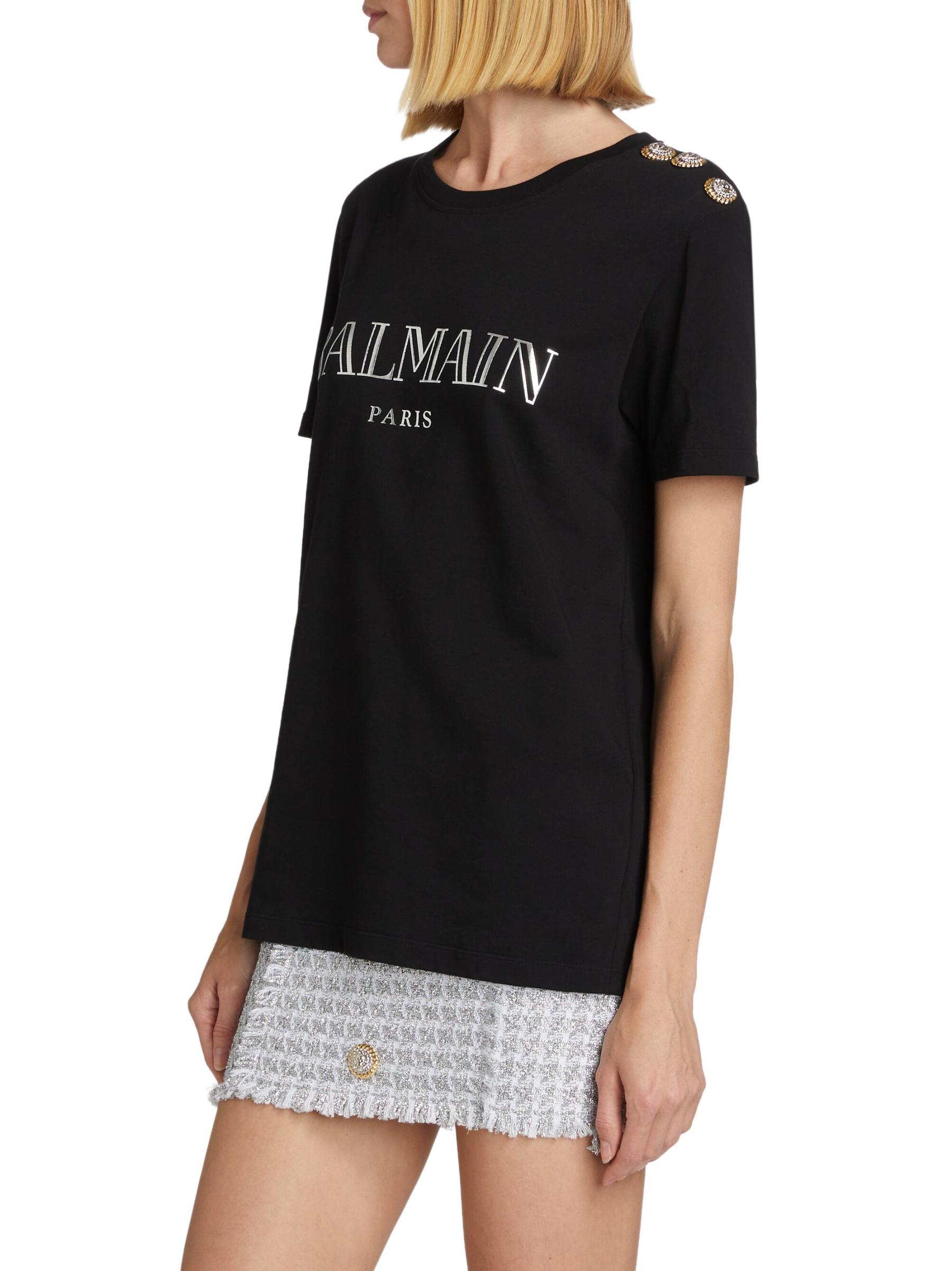 Shop Balmain - Vintage Cotton T-Shirt | Saks Fifth Avenue Canada