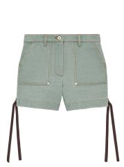 【LOEWE】 Green A-Line Shorts Green A-Line Shorts | LOEWE - Antonia