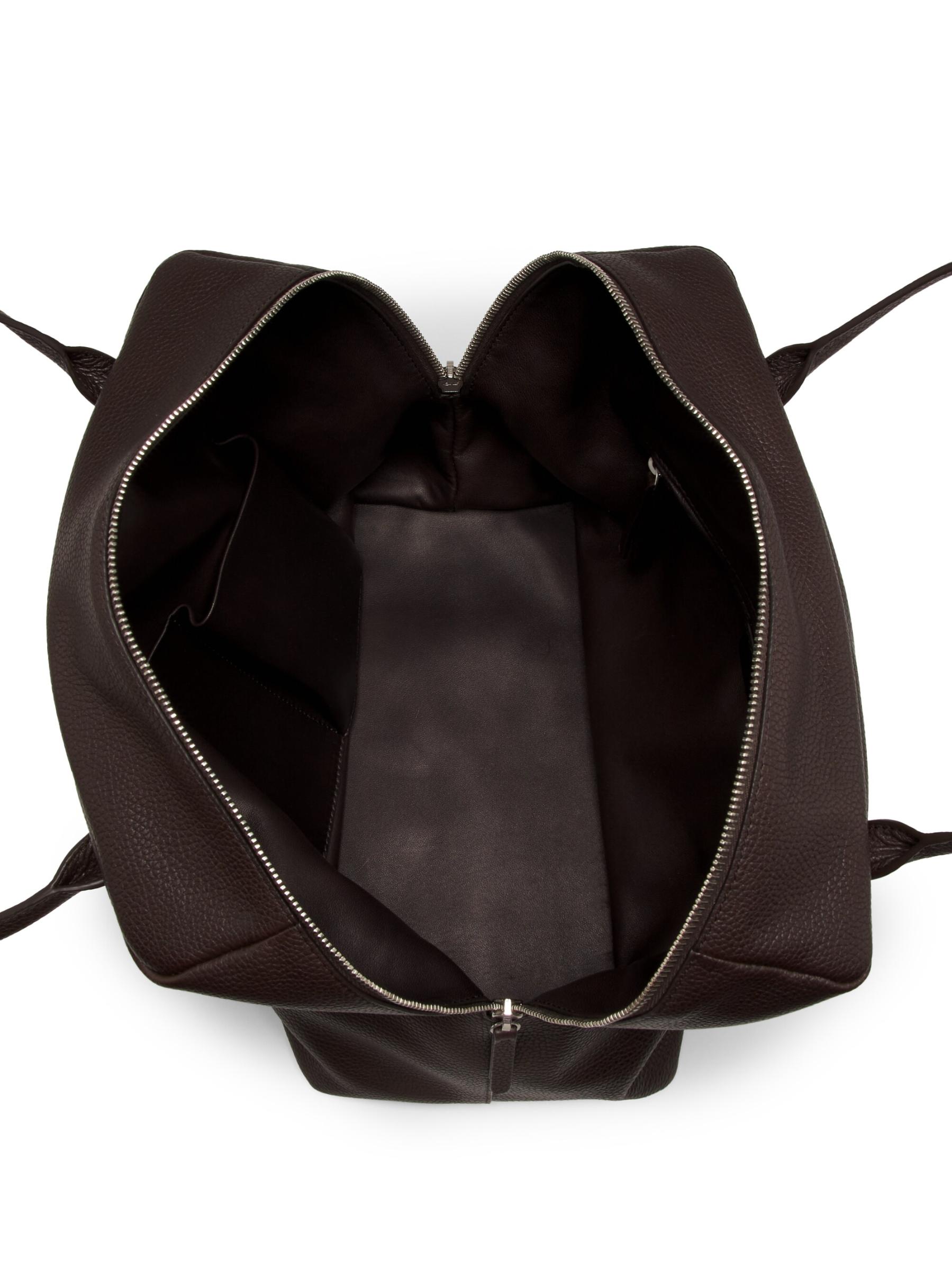 【THE ROW】 Henri レザー ショルダーバッグ ブラック Henri leather shoulder bag in black - The Row | Mytheresa