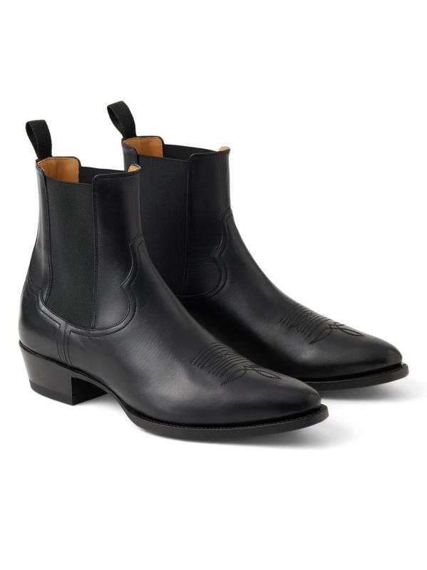 #2: أحذية تشيلسي الغربية - أسود