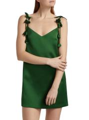 Self-Portrait - サテン・フラワー・ミニドレス をオンライン