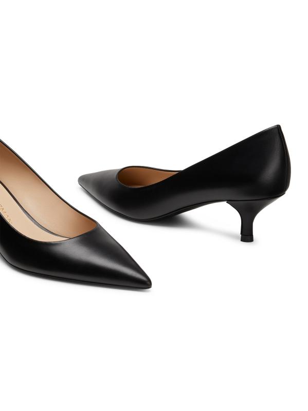 #4: مضخات جلدية بقوة 50 مم - أسود