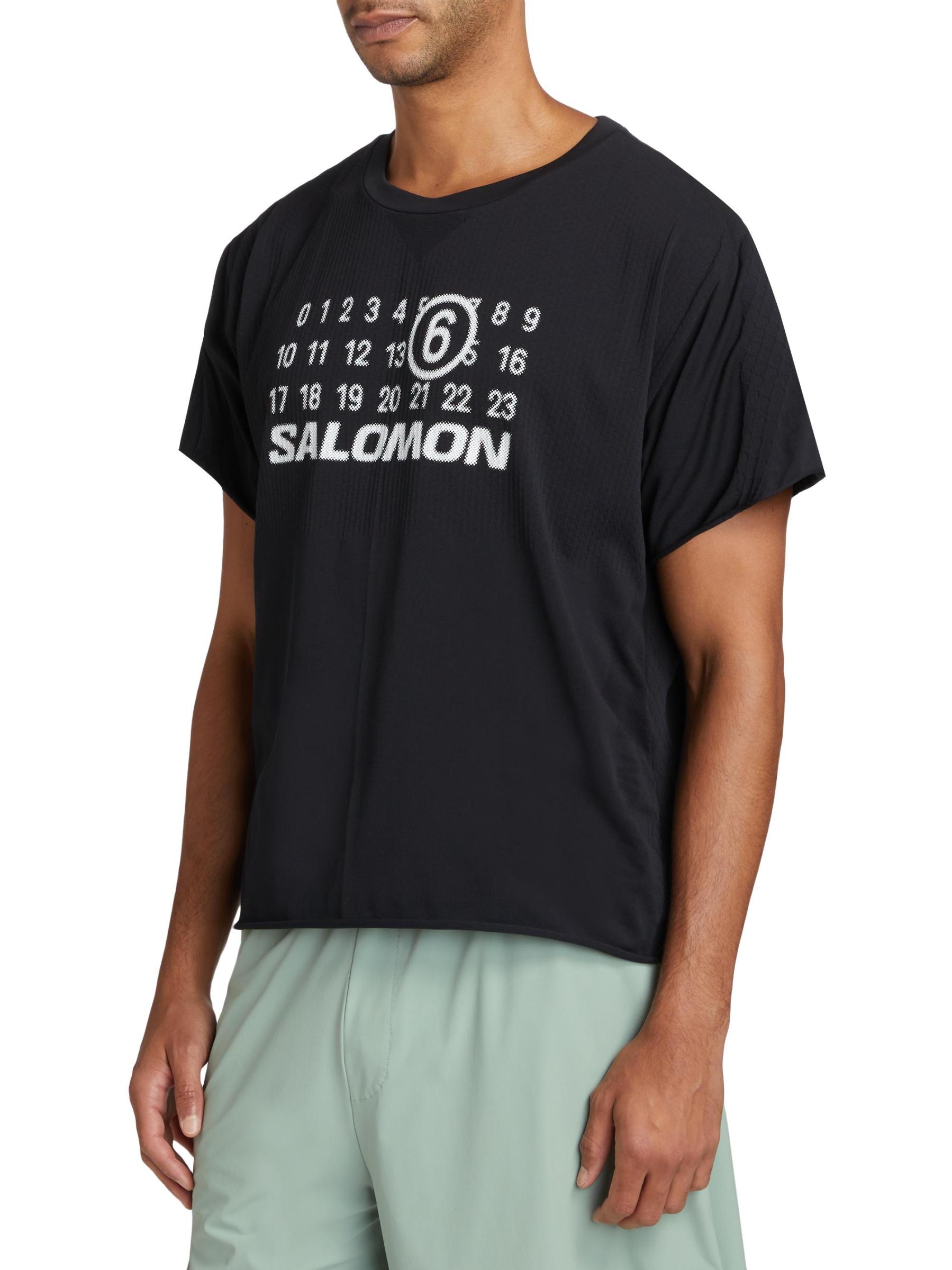 新品 L 25ss マルジェラ mm6 salomonコラボTシャツ 17986 MM6 × SALOMON エムエムシックス メゾンマルジェラ サロモン
