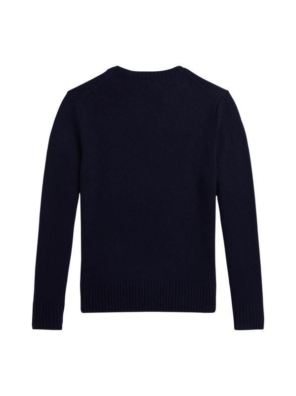 #2: سترة الكشمير بالعلم الأمريكي للأولاد - القوات البحرية