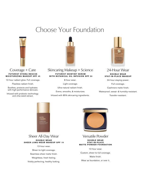 #10: كريم أساس دابل وير شفاف طويل الأمد بعامل حماية من الشمس 19 - كمأة بحجم 6 متر مربع