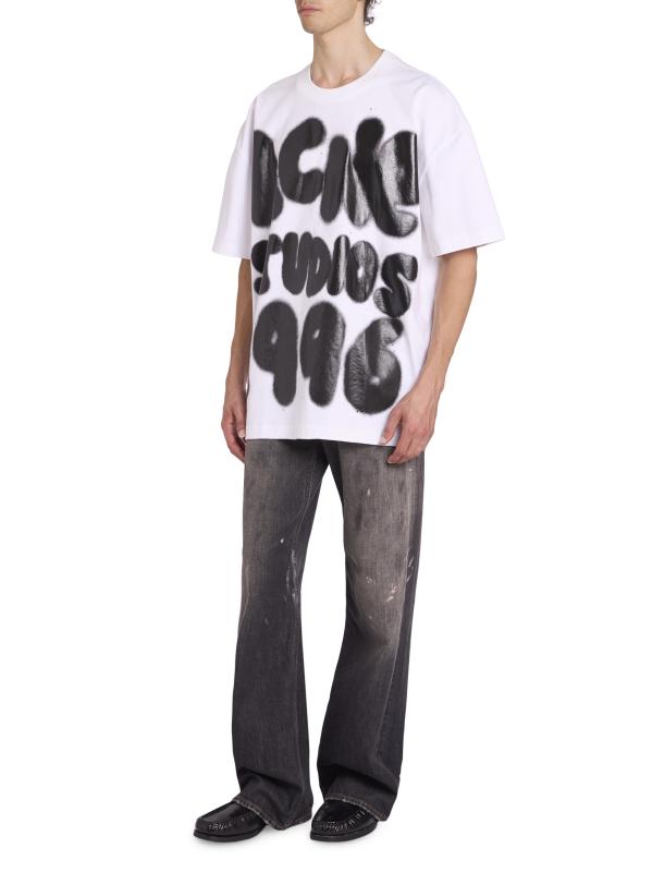 関税送料込◆Acne Studios◆スプレーロゴ 半袖Tシャツ Acne Studios - エレサU スプレーロゴTシャツ をオンライン購入