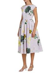 【Erdem】花柄プリント シルクミディドレス Erdem - 花柄フルスカート・ミディドレス をオンライン購入